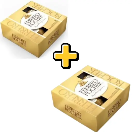 Promo 2 cajas bombones de chocolate rocher x4 ¡Oferta!